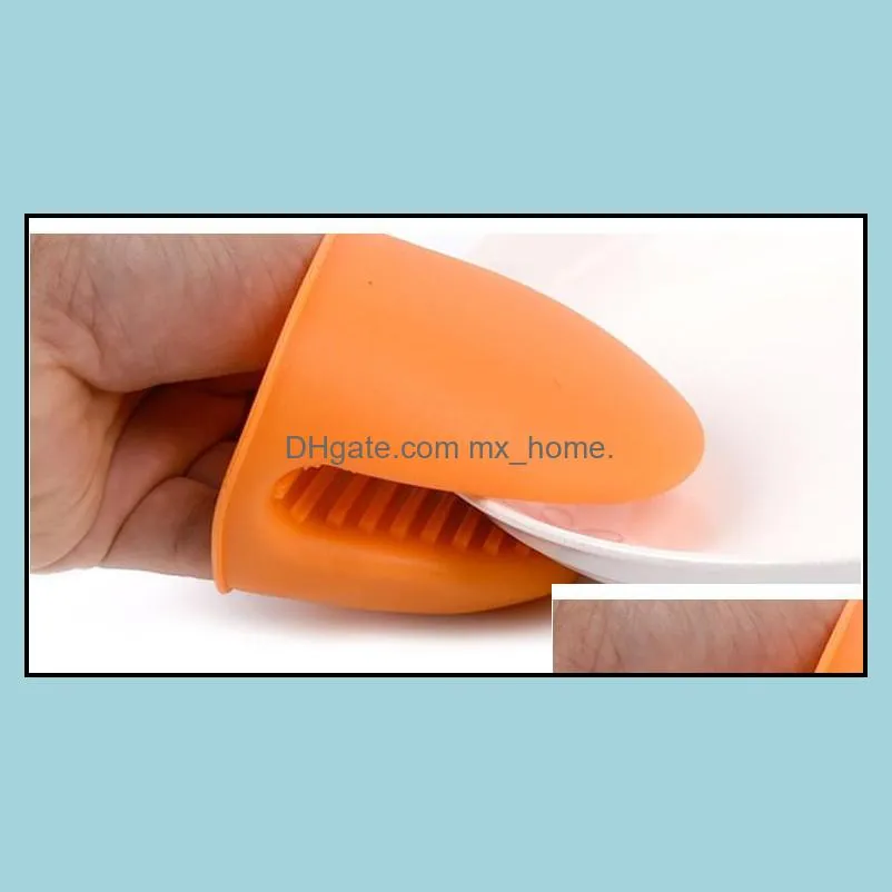 Silicone Oven Glove Clip Cake Bakeware Heat Resistant Non-slip Hand Clip Convenient Oven Microwave Mitt T3I0150