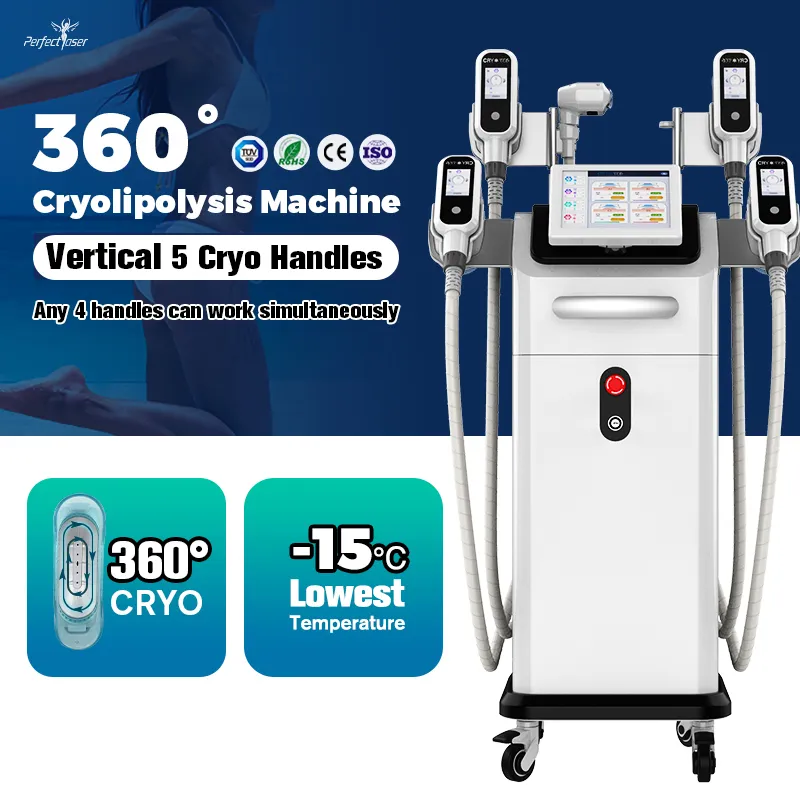 Cryolipolysis Cellulite reduction machine nonsurgical treatment reduce pockets of fat in trouble spots cryo device for sale