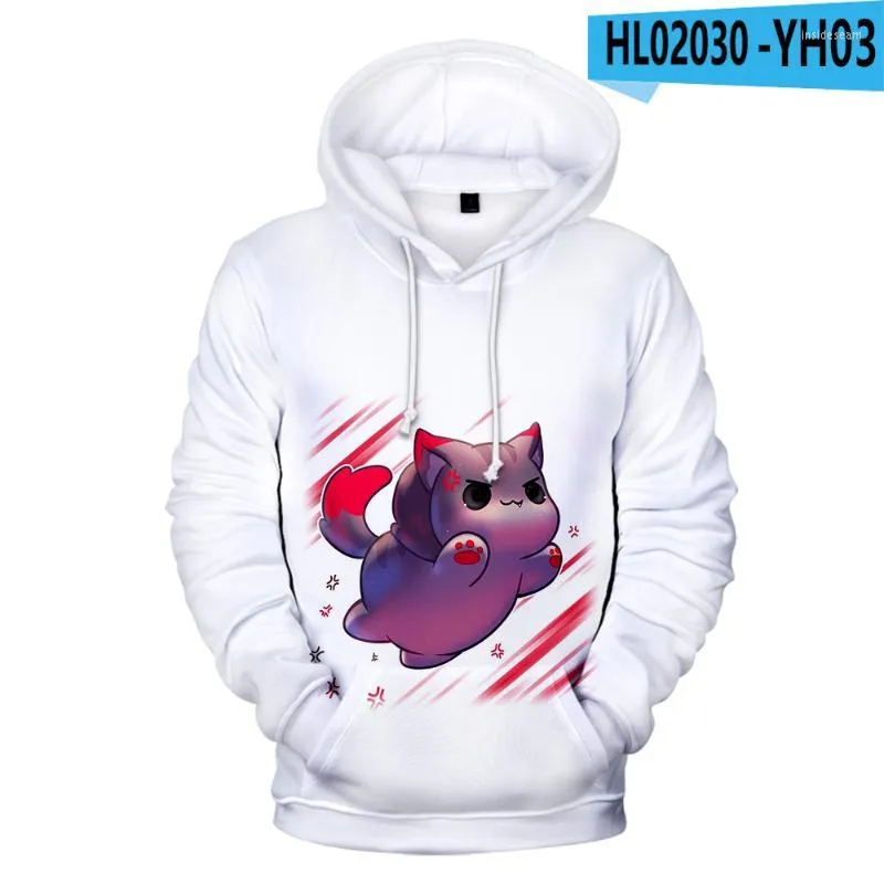 남자 후드 땀 셔츠 남자 까마귀 aphmau merch 3d 프린트 여자/남자 스웨트 셔츠하라 주쿠 스트리트웨어 카와이 풀 오버 소년/여자 재킷 casu