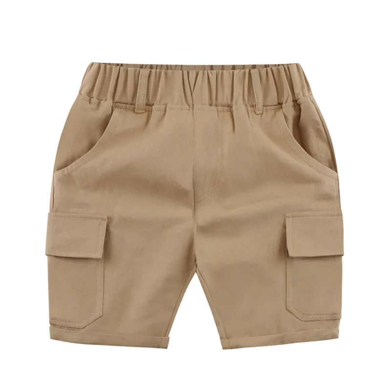 designer Pantaloncini estivi per bambini moda ragazze Ragazzi pantaloni corti solidi a doppia tasca Freschi abiti casual da spiaggia a scacchi traspiranti S2081