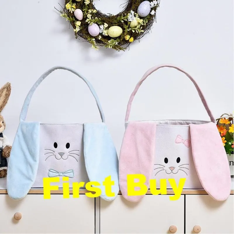 Geschenkpapier 100 teile/los Party Dekoration Urlaub Ei Eimer Tasche Kinder Diy Blau Und Rosa Schöne Ostern Dekorationen BasketGift Geschenk