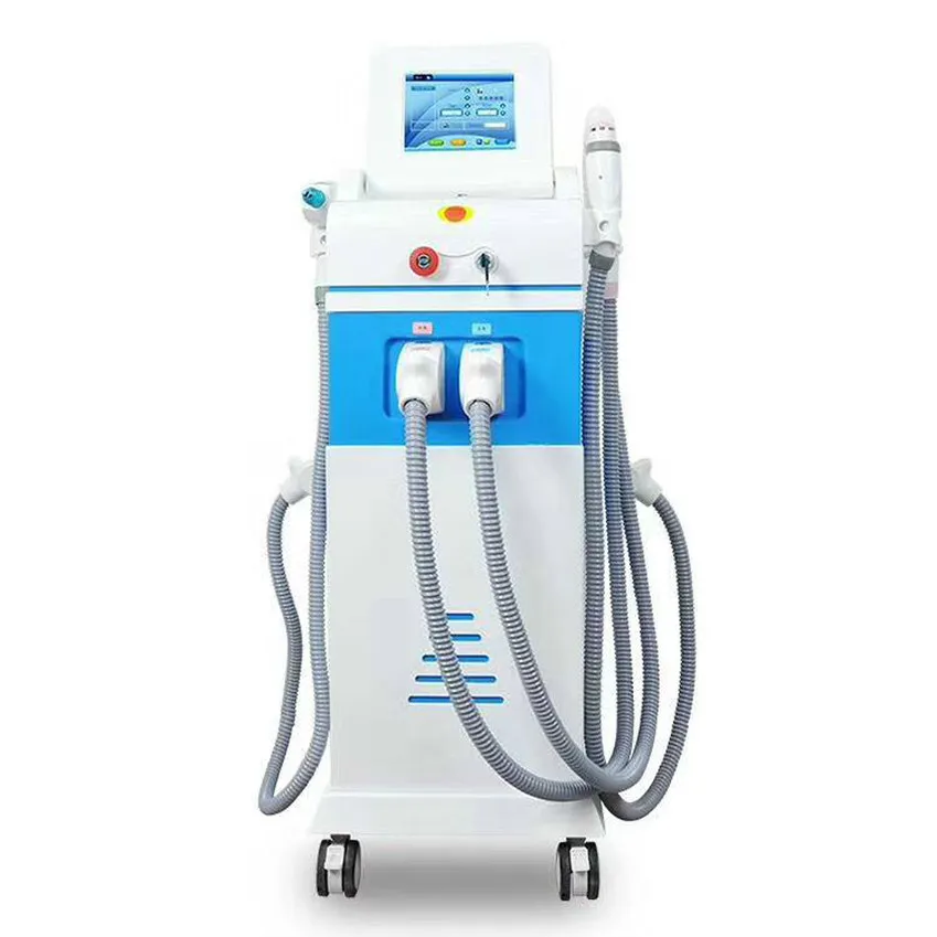 Potenza Buoni risultati Tecnologia Optimal Pulse 4 in 1 OPT RF Laser IPL HR Macchina per la depilazione del tatuaggio per il ringiovanimento della pelle