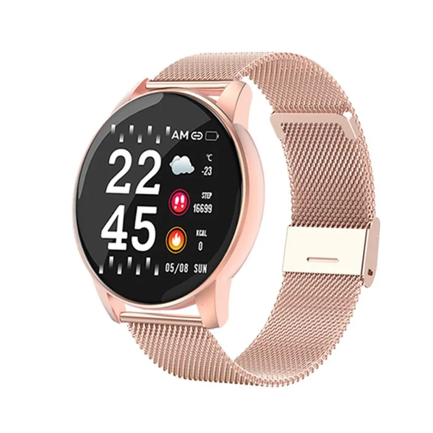 Suministro Al Por Mayor W8 Smart Watch Women Redondo Pulsera Impermeable  Relojes Hombres Fitness Tracker Monitor De Presión Arterial Para Android  IOS308i De Yihai2021, 21,16 € | Es.DHgate.Com
