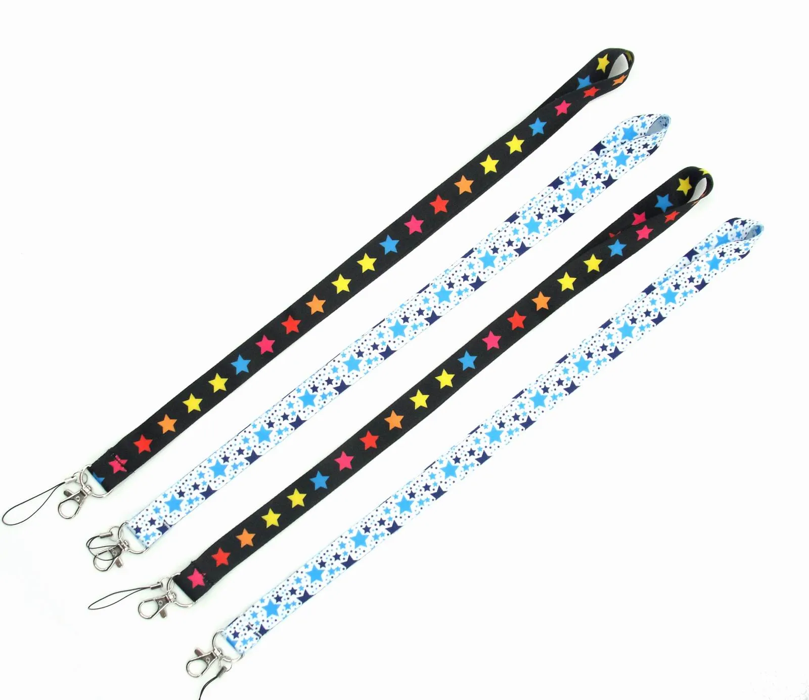 Cell Phone Straps & Charms 20pcs Cartoon star lanyard Key Chain ID card hang rope Sling Neck strap Pendant boy girl Gifts #19