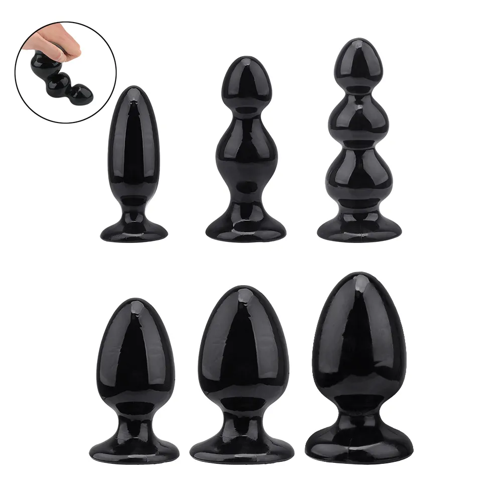 Gros cul en peluche volumineux Plug Anal jouets sexy pour femmes hommes Couple outils godes XXL masturbateur érotique adulte produit Machine d'aspiration