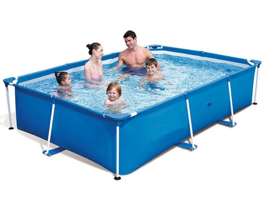 4 Meter Familienschwimmbad Massage Spa Whirlpool Outdoor Swim Equipment Tragbare Indoor Back Garten Fishpond Pet Hunde Kinder Wassersport PVC Schwimmen Pools