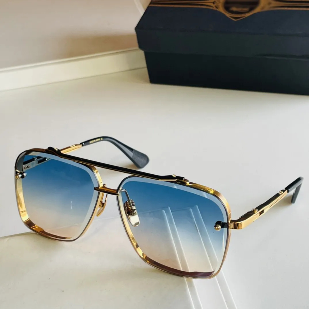 A DITA MACH SIX Top Original high quality Designer Sunglasses for men famous fashionable Classic retro luxury brand eyeglass fashion design women glasses with box