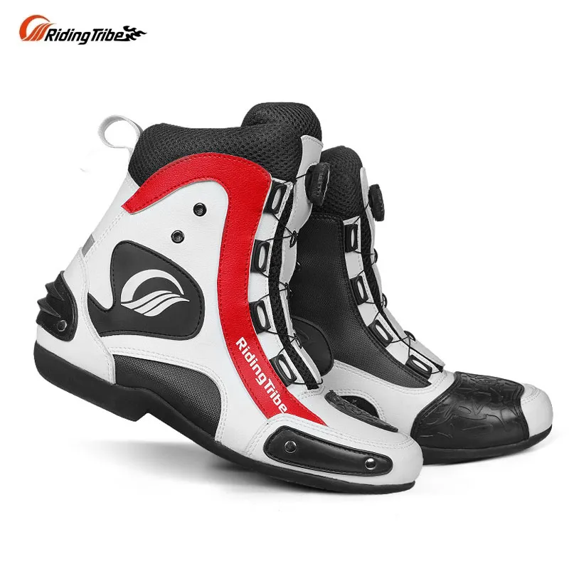 Botas de moto de verano para hombre, transpirables, para motocicleta,  chopper, cruiser, tourismo