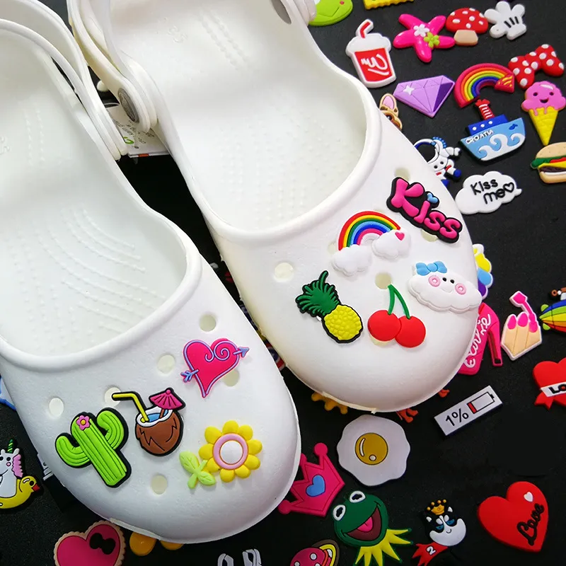 10 Jibz Charms Crocs Sandalias Jibbitz Decoración Accesorios