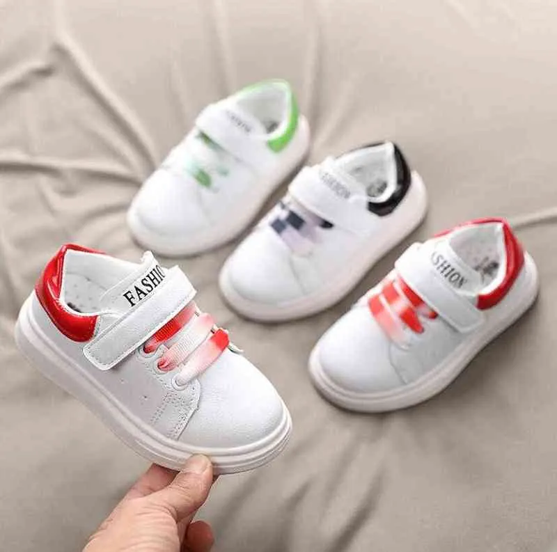 Children Shoes Girls Boys Sneakers Shoes Antislip Soft Bottom Comfortable Kids Sneakers Toddler Casual Flat Sports White Shoes G220527