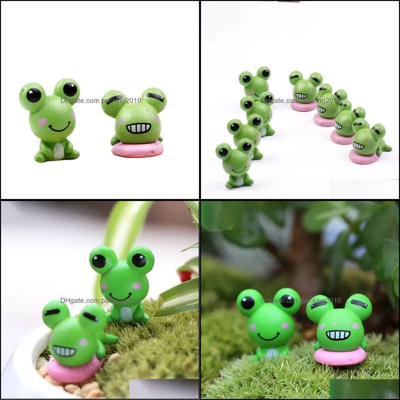 cute frog big eye frog diy material doll accessories bonsai handicraft moss terrarium micro landscape fairy garden desktop pab12132