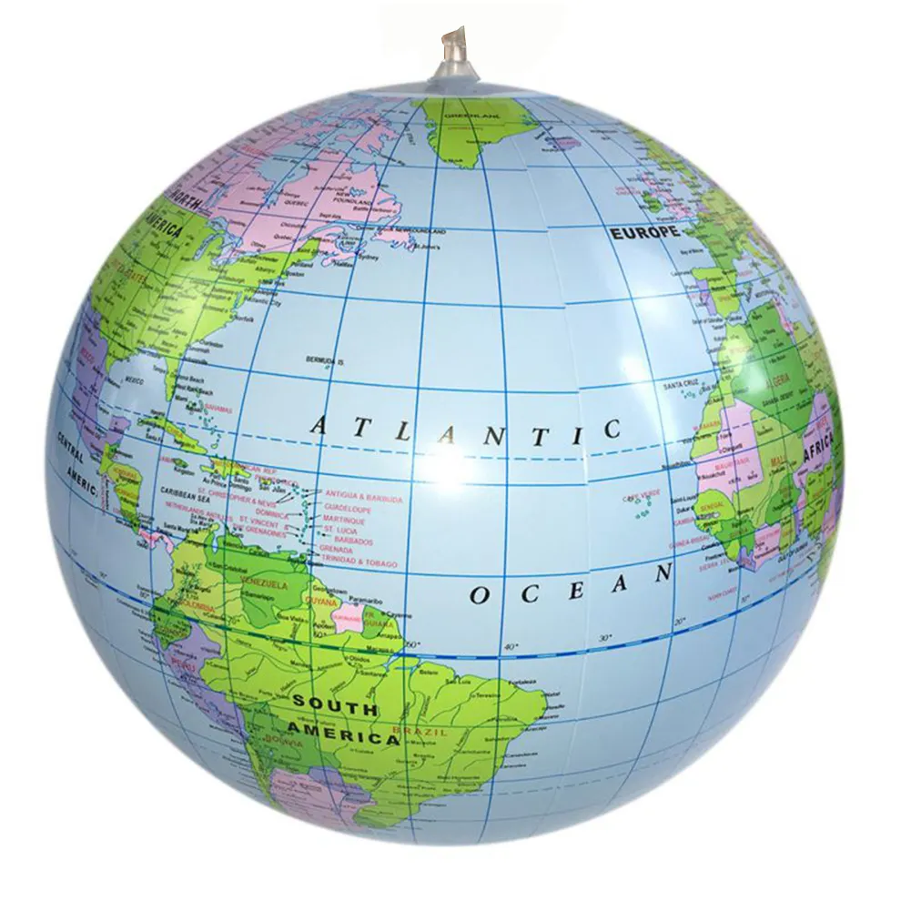 Other Office & School Supplies 30cm Inflatable World Globe Earth Map Ball Educational Earth Ocean Kids Learning Geography Toy