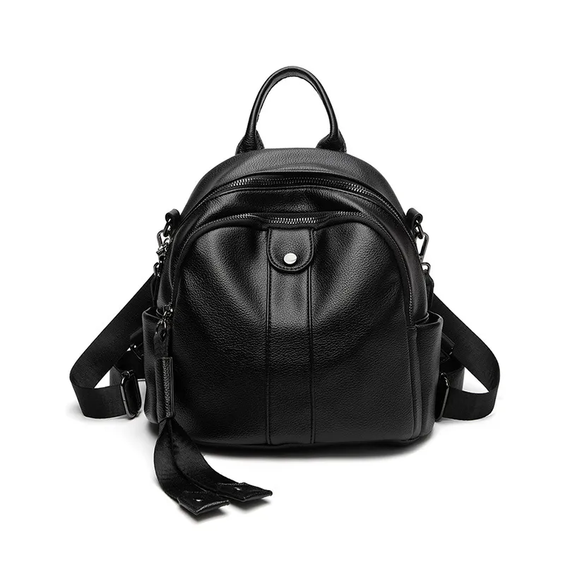 Luksusowe torby desiginer mini wolny czarny plecak Kobiety duża pojemność plecak dojeżdżający do pracy szkolne torba podróżna prosta koreańska lekka moda na ramię