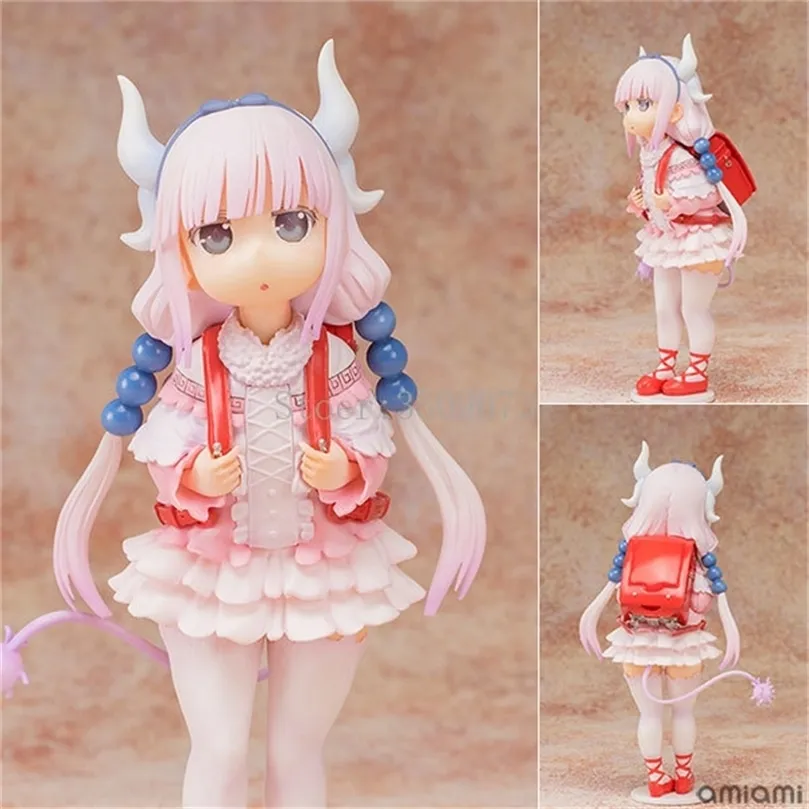 Miss Kobayashis Dragon Maid Anime-Figur Kanna Kamui im Maßstab 1:6, Aktionsspielzeug, Rucksack, Mädchenfigur, Modellpuppe, Geschenk 220414