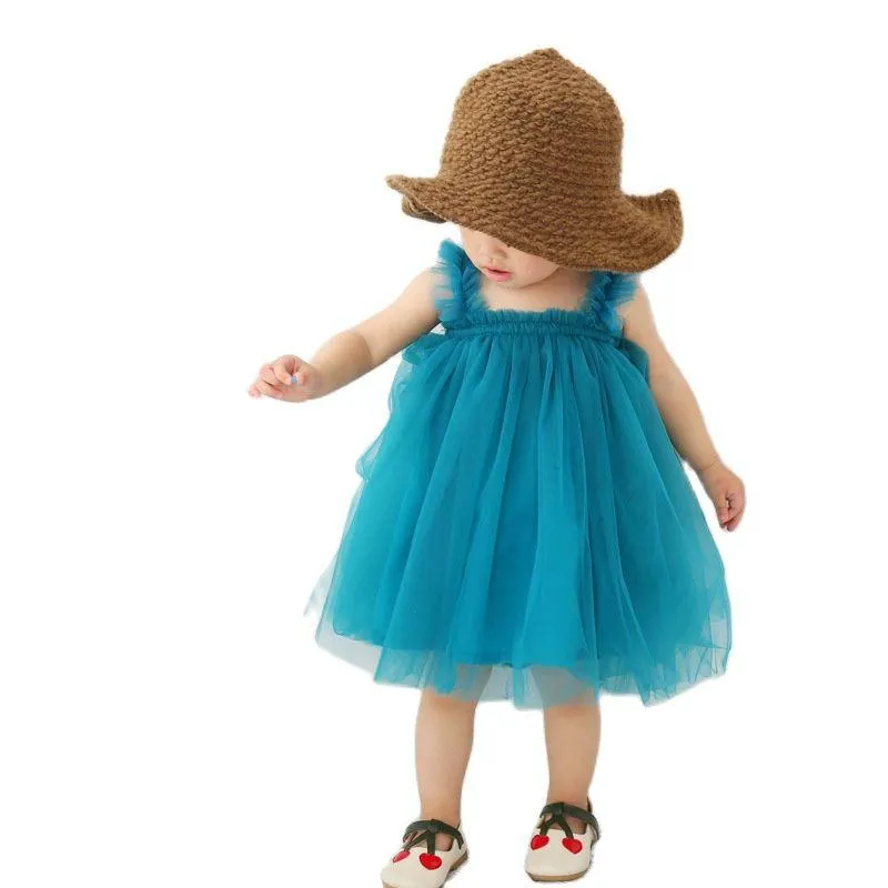 Girl's Dresses Summer Sleeveless Baby Girl Cloting Suspender Princess & Tutu Dress For 0-4 YearsGirl's