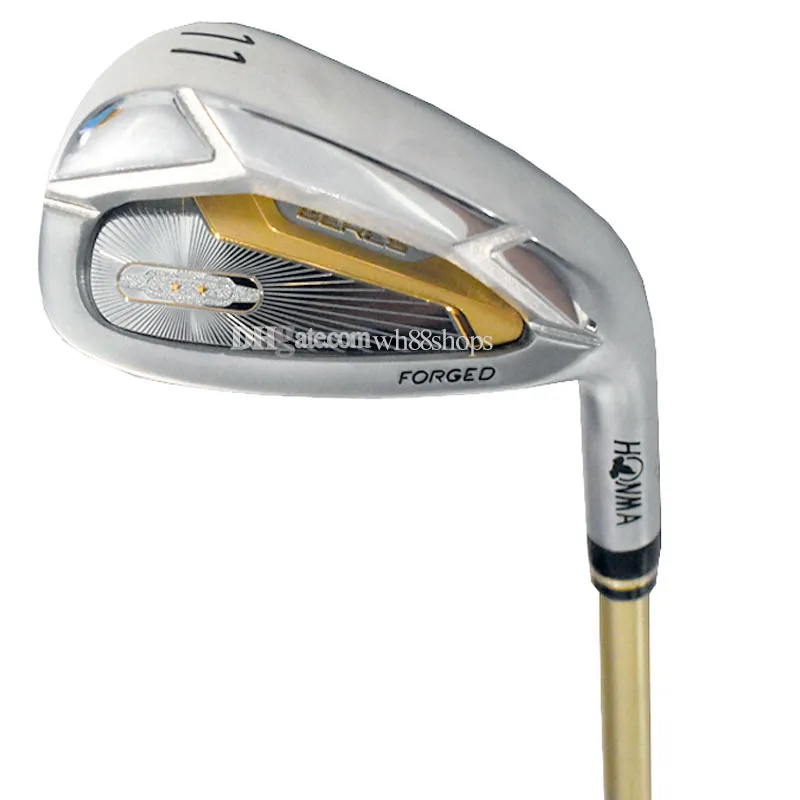 Men Golf Clubs 2 Star Honma S-07 Golf Irons 5-11AW SW IRIR DIREITO Conjunto de Ferro R/S ou Eixo de Aço