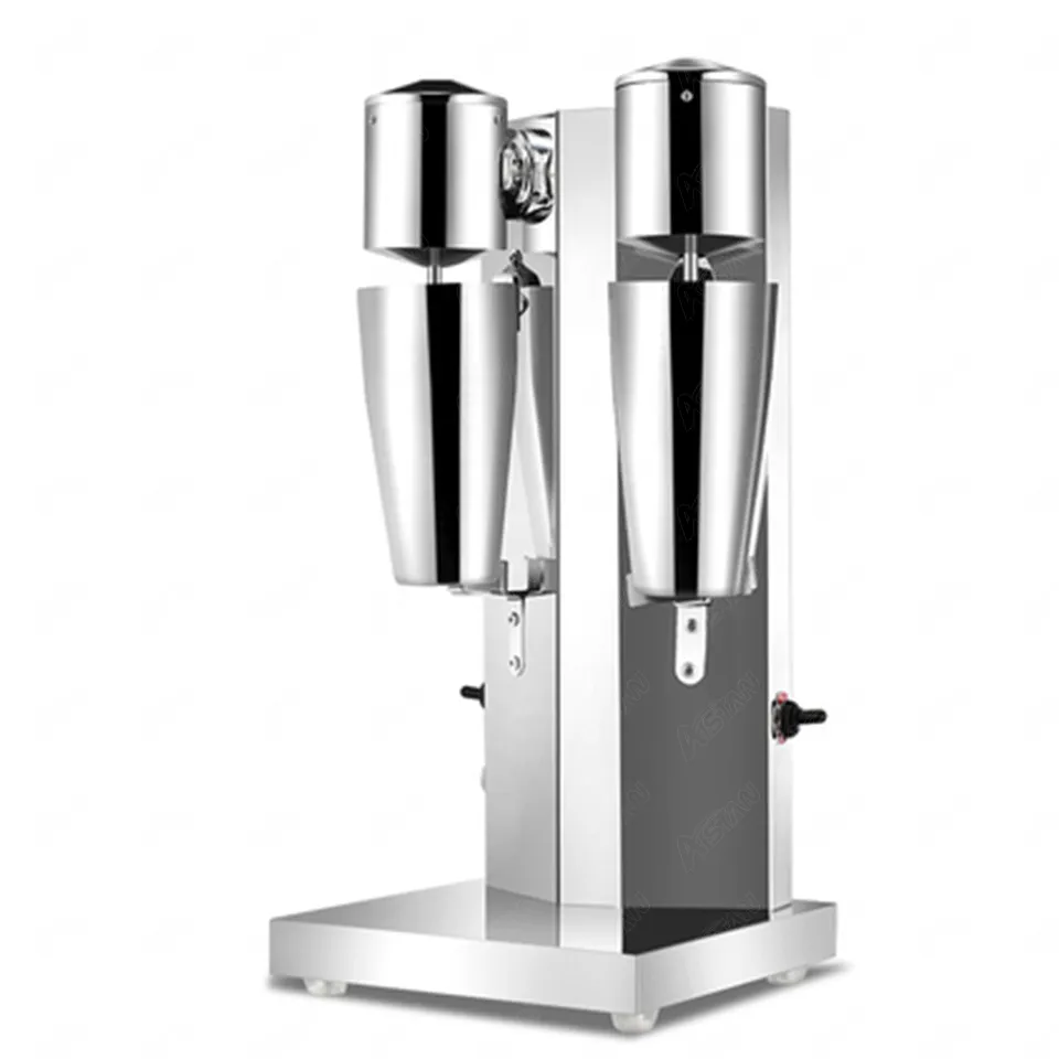 MS1 Electric Milk Frothers Bar Single Double Heads Groups Shaker Blender Mixer Stainless Steel 220V 110V