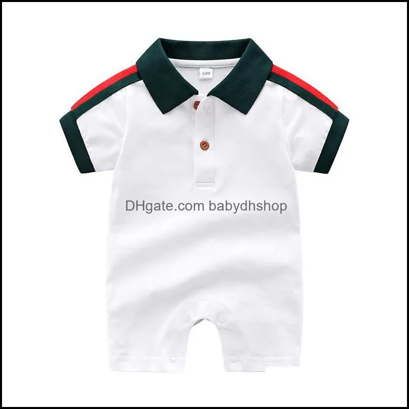 Baby Bodysuits Short Sleeve Baby Boy`s Sets Overall Cotton Infant Baby Jumpsuit Newborn Clothes