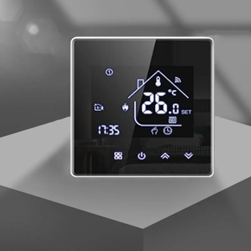 Commutateur pièces de télécommande sans fil intelligente WiFi panneau de chauffage électrique par le sol affichage LCD contrôleur de Thermostat domestique