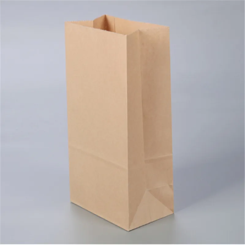 25/pcs Kraft Paper Bag Gift Bags Packaging Biscuit Candy Food Cookie Bread Snacks Baking Takeaway Bags Cake Boxes Packaging