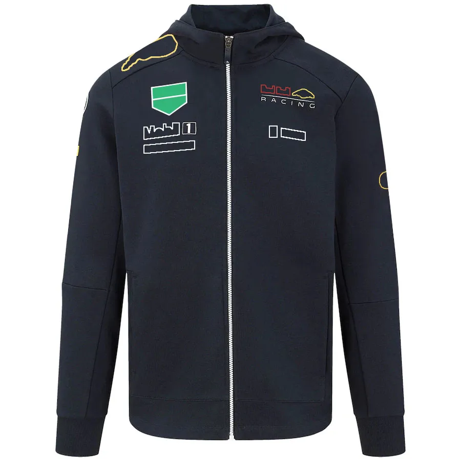 2022 novo F1 Team Sweater Formula One Racing Team Racing Suit Fans Men's Thin Fleece Sweater Warwear Workwear à prova de vento Customiza326r