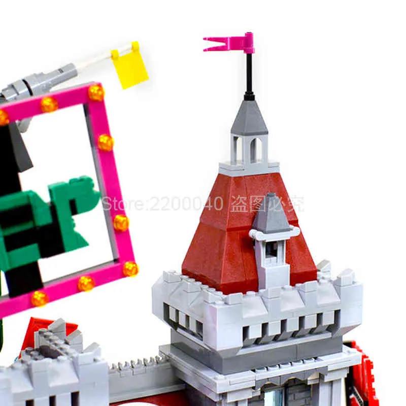 Blocks 07090 3444-Piece Movie Series Joker Manor Building Blocks Bricks ...