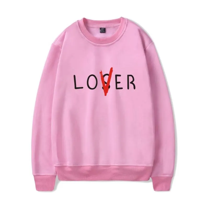 Mens Hoodies Bluza Pennywise Loser Lover Hoodie Pullover Casual Los/Ver Kpop Sleeve Movie It Losers Club Sweatshirts Men