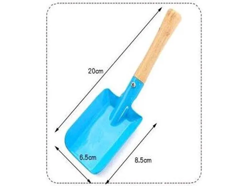  Mini Gardening Shovel Colorful Metal Small Shovel Garden Spade Hardware Tools Digging Garden Tools Kids Spade Tool WQ291