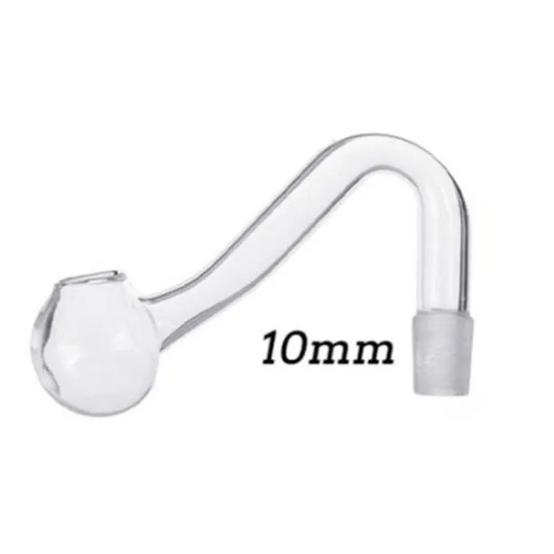 Glassl Bowl Glass Water Bubbler Pipe 10mm Male Joint Pyrex Tobacco bowls Hookah for Smoking Transparent Thickness Clear Durable Smoking Accessories Wholesale