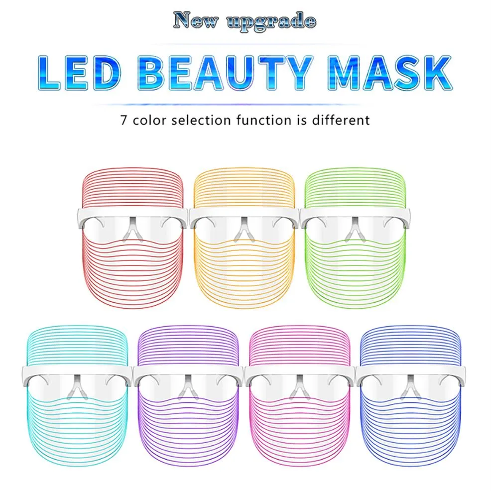 بون الجلد تجديد الجمال أداة الجمال LED7 لون ضوء Mask309F