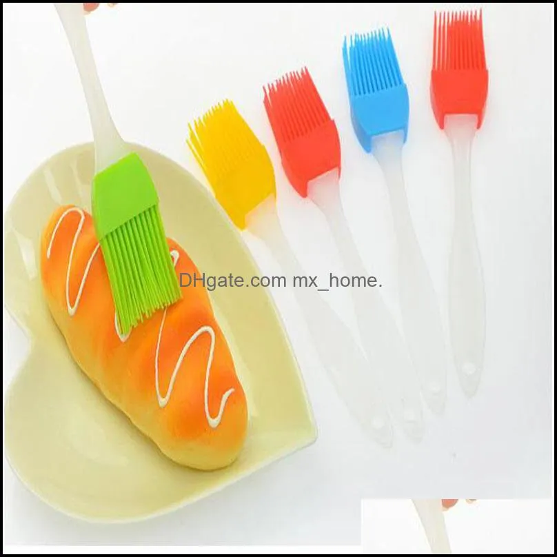 Candy Colorf Sile Bakeware Basting Basting Smuring BBQ BBQ Oil Cream Pędzle