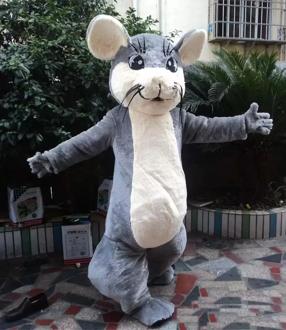 Abito da festival Bianco Canguro grigio Costumi mascotte Carnevale Regali di Hallowen Unisex Adulti Fantasia Giochi di società Vestito Celebrazione delle vacanze Abiti da personaggio dei cartoni animati