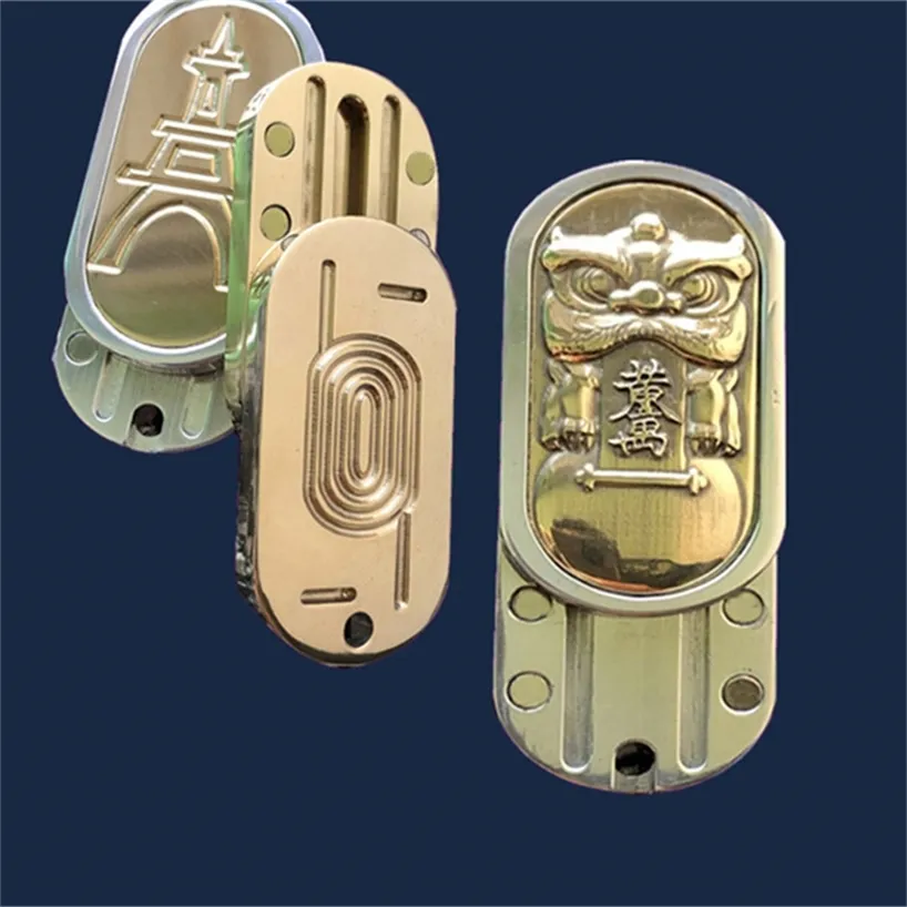 Gold Metal Magnetic Slider Adult EDC Toy Toy Anti Lead Hand Thouse Autism Cootiet