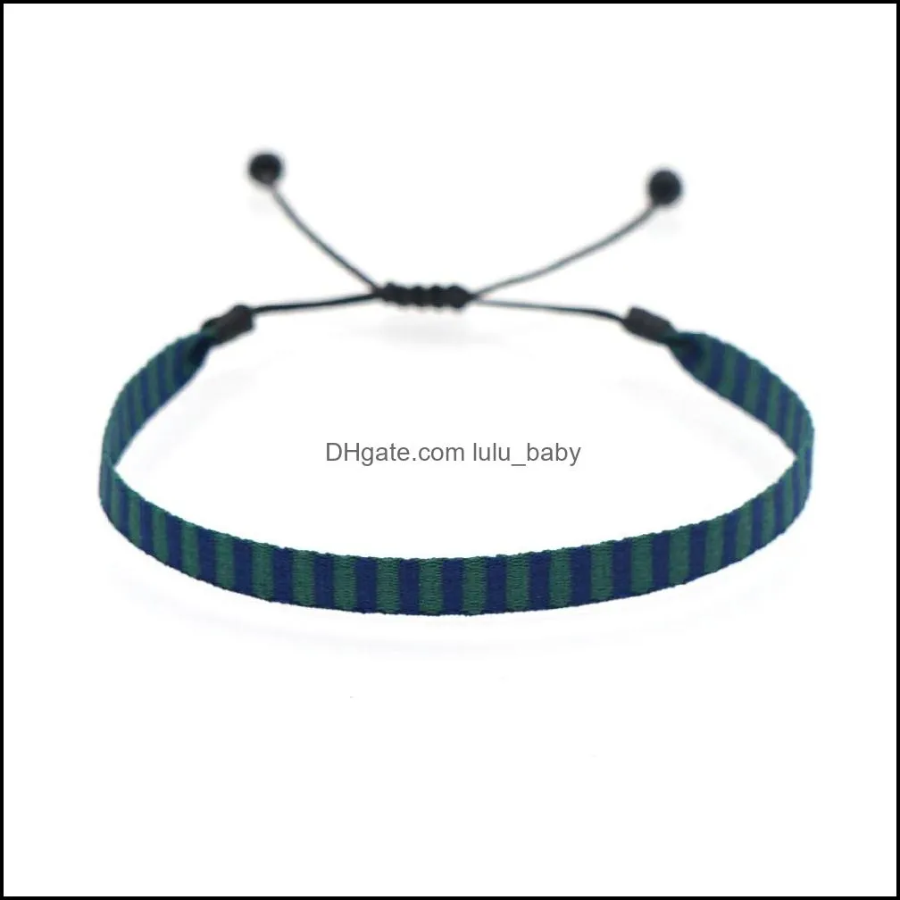 bohemian handmade woven rope bracelet ethnic adjustable charms bracelets for women girl cuff jewelry