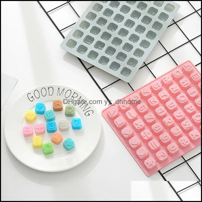 Other Bakeware Kitchen Dining Bar Home Garden Letter Alphabet Sile Molds Plaster Number Chocolate Mold Concrete Capital Mod English Lette
