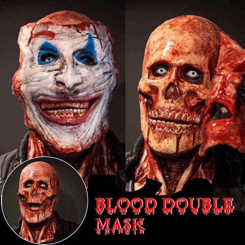 Hcirjhie Halloween Masks - Joker Masks & Scary Clown Masks For Role-Playing & Parties