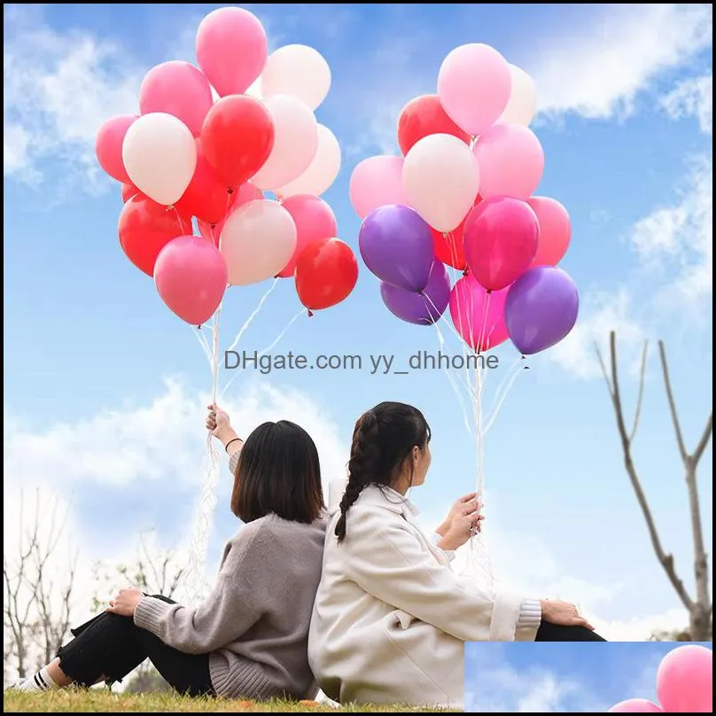 party latex balloon 10 inch holiday birthday wedding party decor balloon christmas atmosphere decoration round balloon vt1815