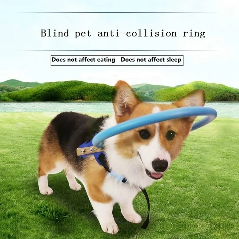 Blind Pet Anticollision Ring Collar Safe Halo For Dogs Scorpion Cataract Animal Protection Circle Guide Dog Y200515