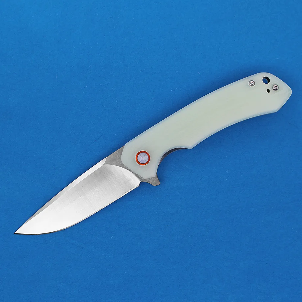 Nieuwe aankomst Allvin R5605 Flipper vouwmes D2 Satin Drop Point Blade Roestvrij stalen plaat G10 Handschakel Bogellager snel open pocket messen met nylon tas