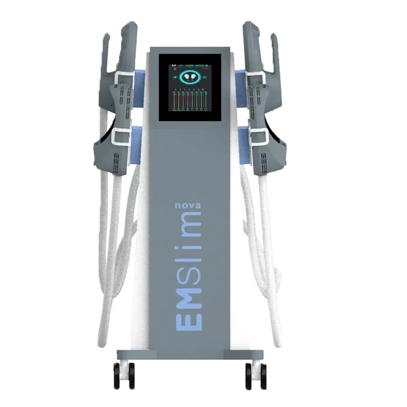 Emslim Rf Nova Neo Ems Hi-Ems, Machine pour modeler le ventre, 4 pièces, poignées Rf, sculpture de la forme du corps, coussin de Stimulation pelvienne, 2022