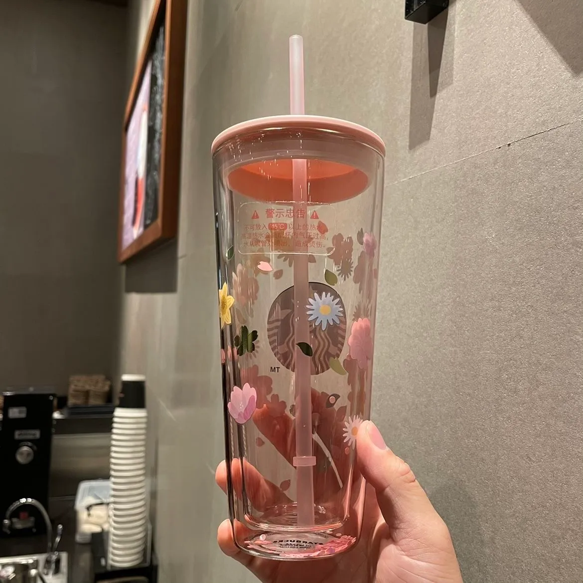 Starbucks Coffee - 【新品未開封】HUMANMADE  DOUBLE WALL GLASS MUG 2024 Double Wall Glass Coffee Mug With Cherry Straw And