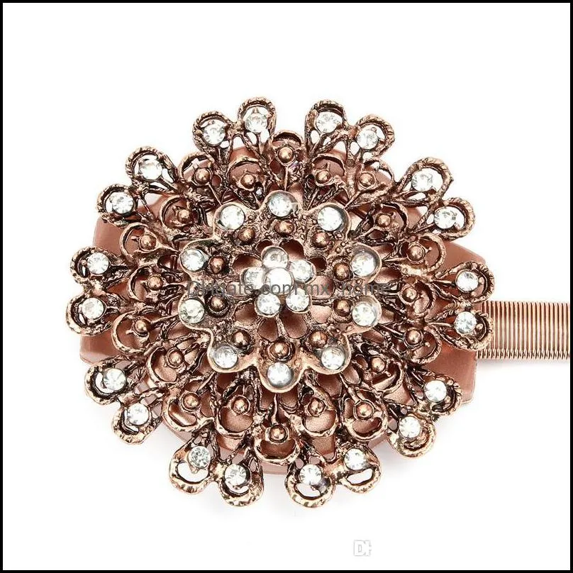 European - style diamond Flower Shaped Magnet Curtain Tieback Magnetic Curtains Buckle Window Screening Ball Clip Holder Accessories