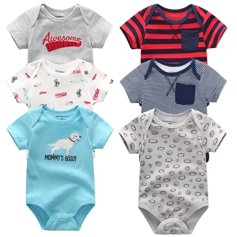 Set di vestiti per neonati pagliaccetti per neonati a maniche corte Fashion Born Tute neonato per bambina outfit Roupas de bebe abbigliamento LJ201223