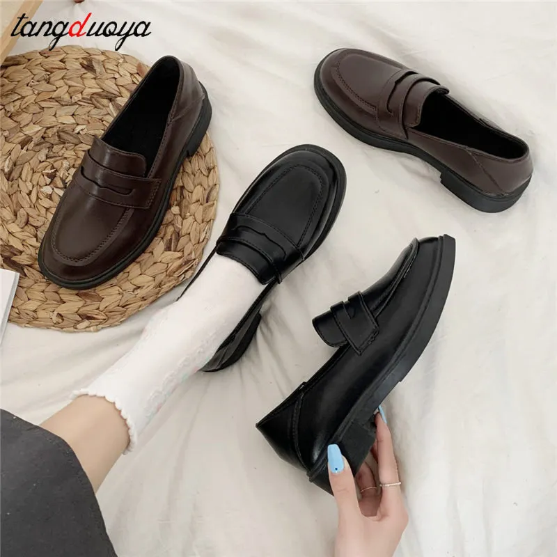 Ita Shoes Mary Girls Japanese School Jk Uniform College Gothic Loafers ...