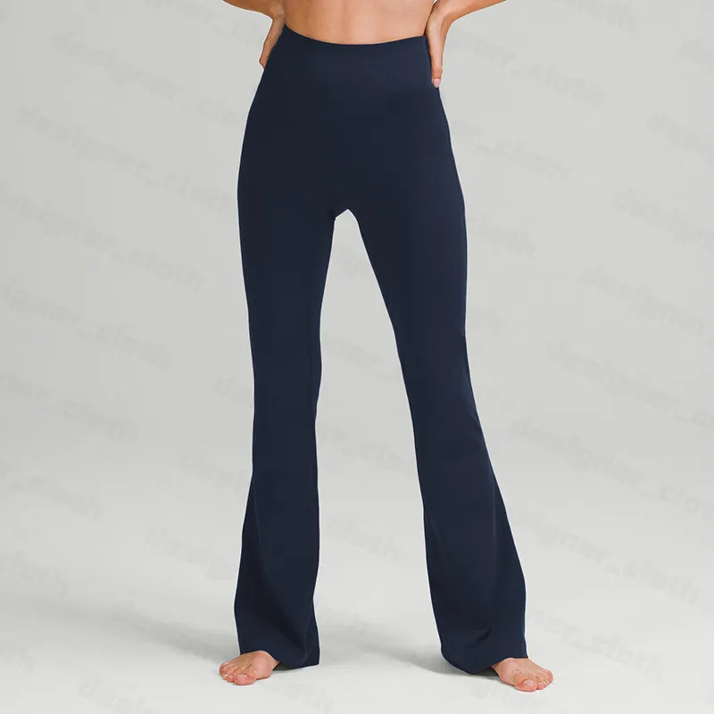 Roupas De Yoga Grooves Verão De Alta Qualidade Mulheres Calças Largas De  Cintura Alta Cintura Apertada Barriga Mostrar Figura Esportes Yogas Calças  De Nove Pontos Simples 22ss De $124,7