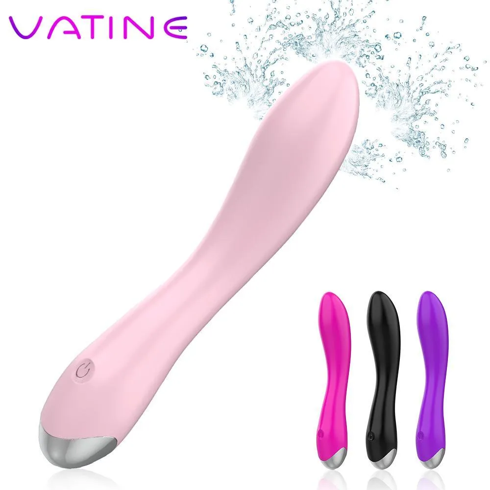 VATINE 20 Velocità Massaggiatore vaginale Ricarica USB G Spot Vibratore AV Bacchetta Giocattoli sexy per la donna Masturbatore femminile Stimolatore clitorideo