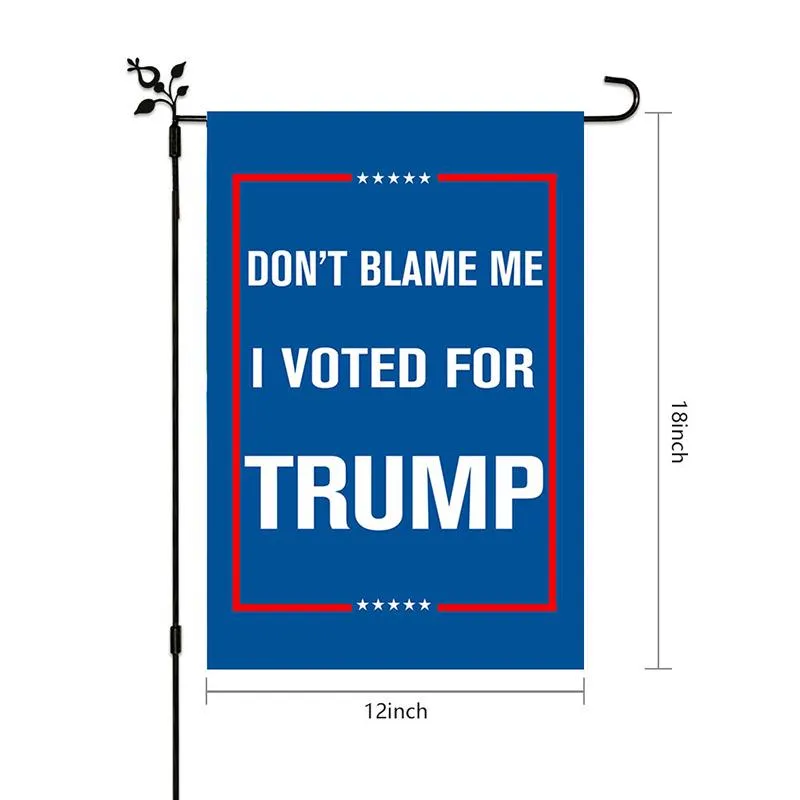 Trump 2024 Garden Flag Double Sided 12*18 Inch Campaign Garden Flag Free Delivery