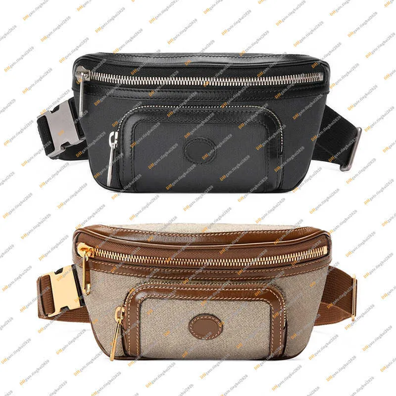 تصميم الأكياس الفاخرة الرجعية Bumbag Weist Crossbody Bag Bag Bag Bag Bags Handbag Messenger أكياس عالية الجودة أعلى 5A 682933