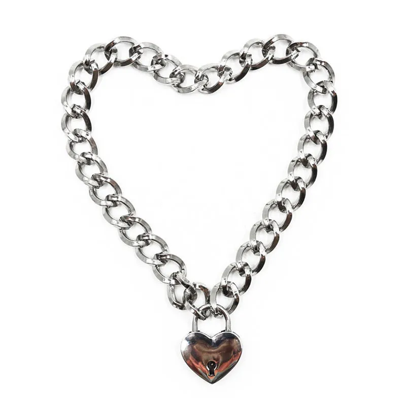 Chaîne en métal collier de cou jeux pour adultes bdsm bondage esclave fétiche femmes jouets sexy pour couples contraintes outils érotiques