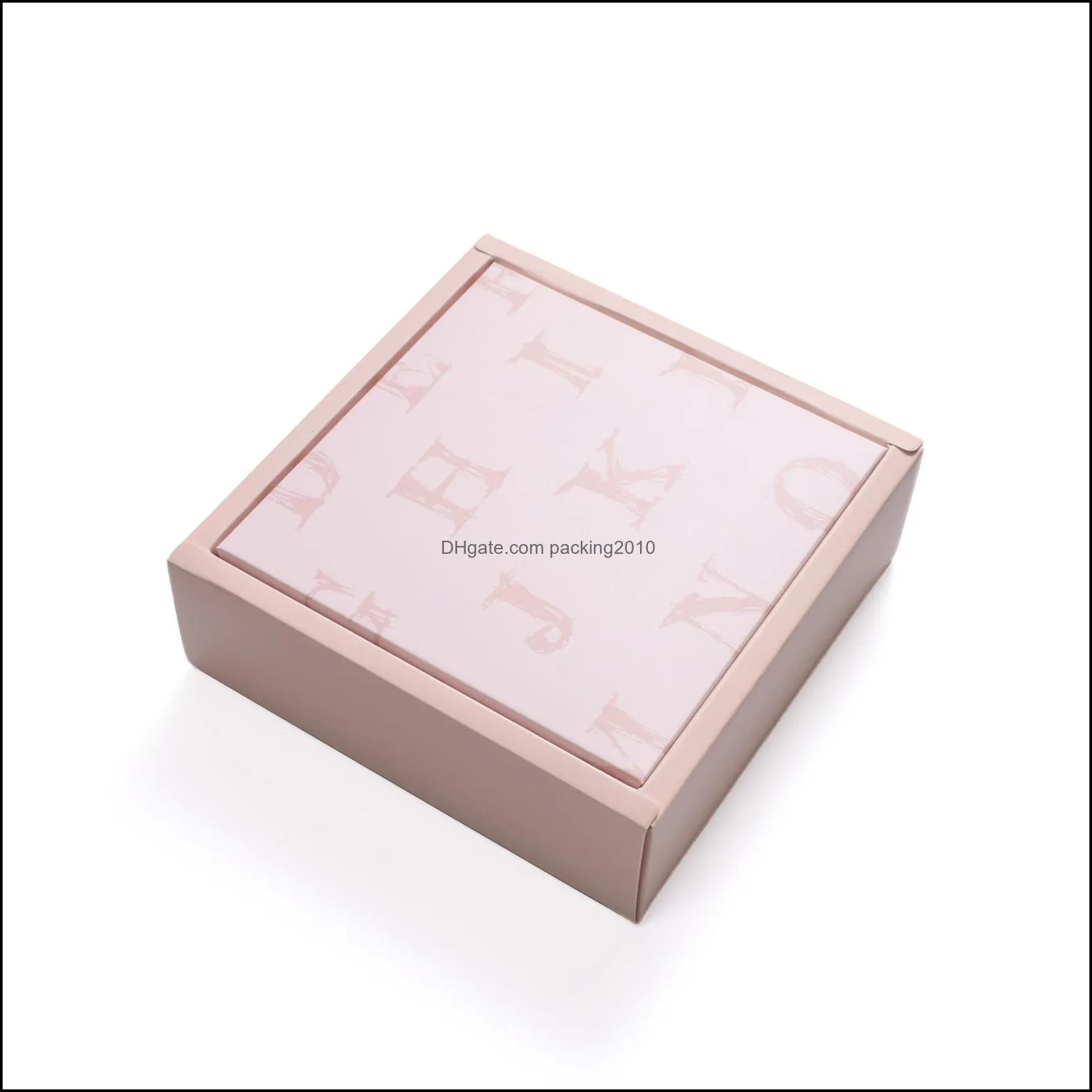 15X15cm flip cover handmade soap moon cake packaging gift box towel clothes packaging banquet holiday gift box